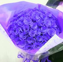 Jepung 紫バラの花束　￥30000